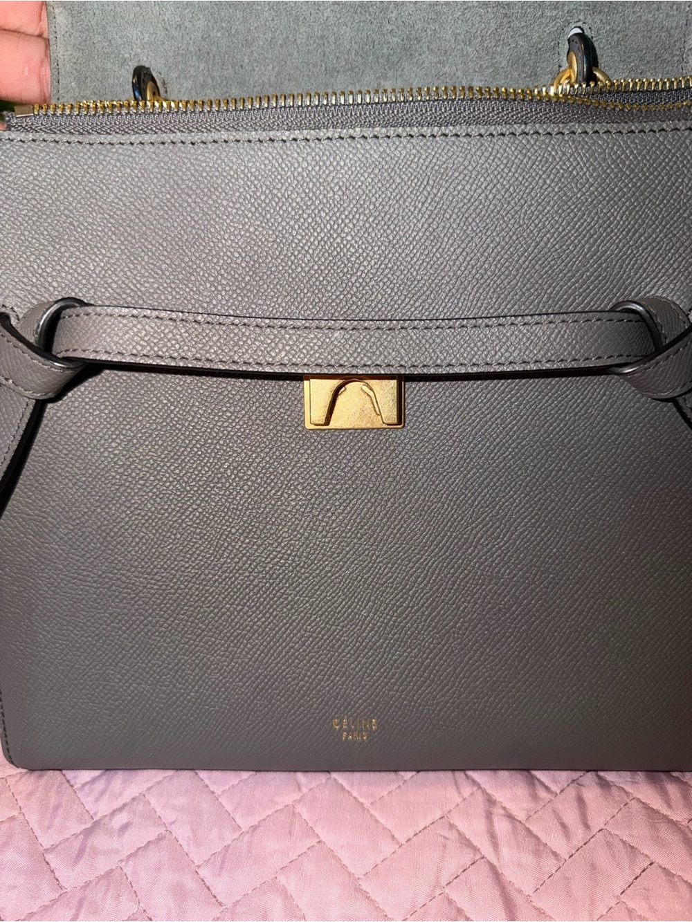 Preowned Gray Celine Micro Belt Bag - Picture 8 of 8